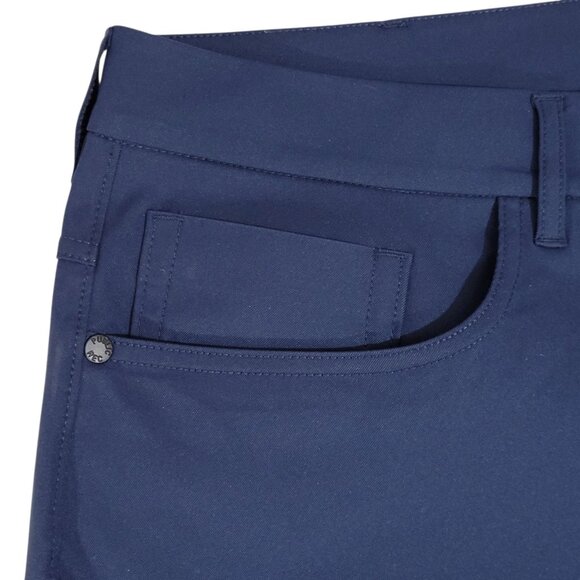 Public Rec Dealmaker Performance Pants Mens Size 35x30 Navy Blue Golf Work NWOT - Picture 13 of 16